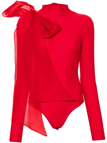Боди Atu Body Couture с драперии червено