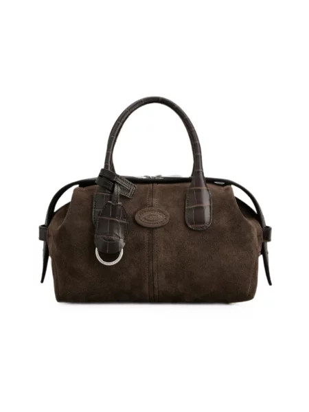 Shopperka Tod's skórzana brązowa