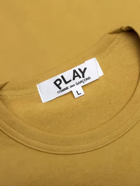 Тениска Comme Des Garçons Play със сърца зелено