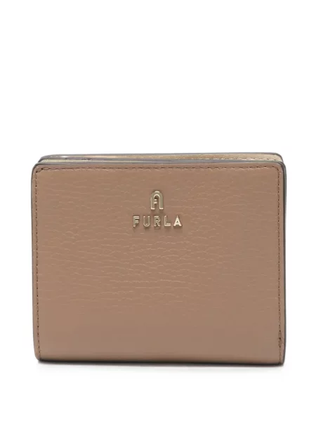 Portofel Furla din piele cu autograf