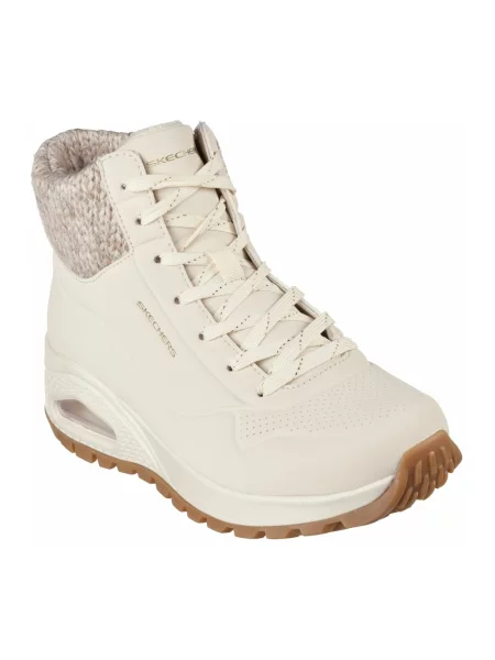 Botki Skechers beżowe