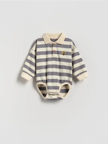 Reserved Body polo din violet-prună violet