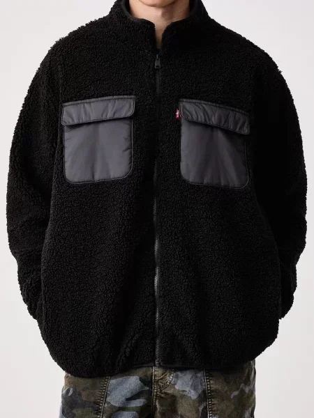 Суичър с цип Levi's® черно