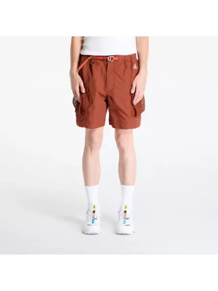 Pantaloni scurți Nike ACG "Snowgrass" Cargo Shorts Cinnamon/ Picante Red/ Summit White L alb