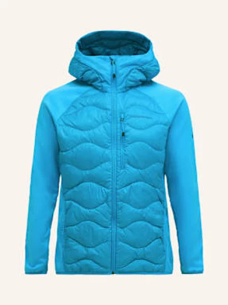 Kurtka Peak Performance puchowa Helium Down Hybrid Hood XL niebieska