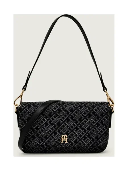 Tommy Hilfiger Geantă pe umăr ICON negru
