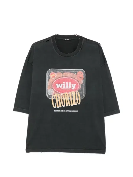 Tricou Willy Chavarria zdrențuiți negru