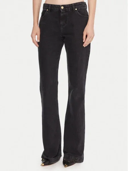 Just Cavalli Blugi Flare Fit negru
