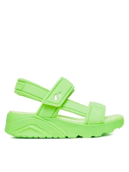 Skechers Sandały Uno Lite Sandal-Sunny Stand zielony