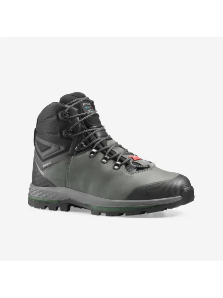 Buty trekkingowe Simond szerokie skóra wodoodporne zielone