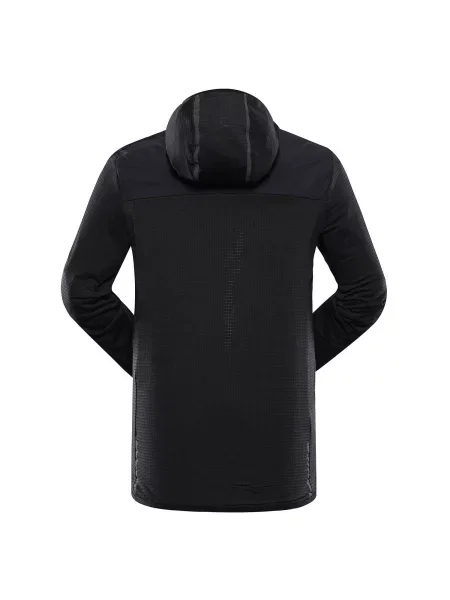 Bluza trekkingowa z kapturem Alpine Pro Zoll czarna