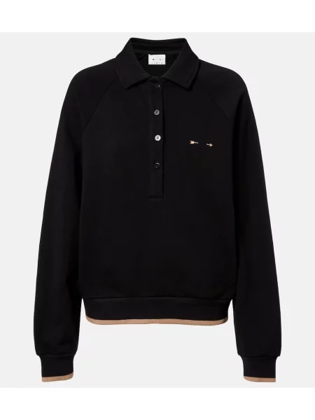 Gulerat tricou polo The Upside negru