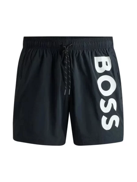 Boss Kąpielówki Bokserki Octopus schwarz czarne