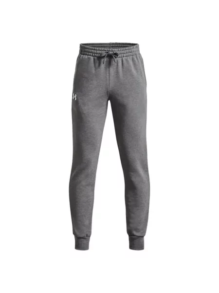Spodnie dresowe Under Armour UA Rival Fleece dla chłopców szare