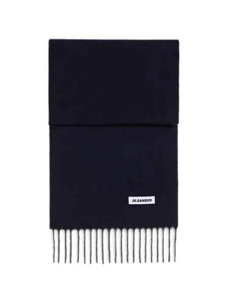 Fular Jil Sander de lână albastru