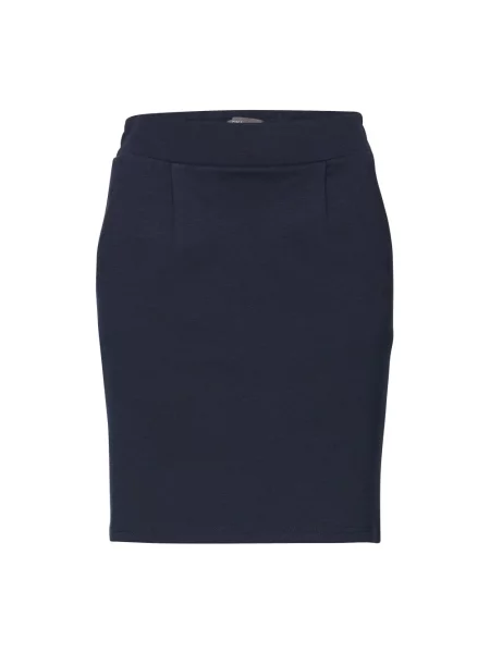 Spódnica midi Ichi do kolan niebieska