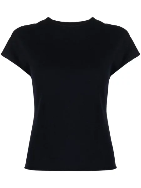 Tricou Vince de lână scurt albastru