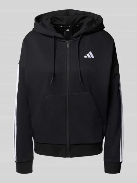 Bluza Adidas Sport W 3S Fl Fz Hd czarna