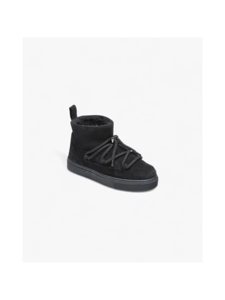 Inuikii śniegowce zamszowe Classic Low czarny