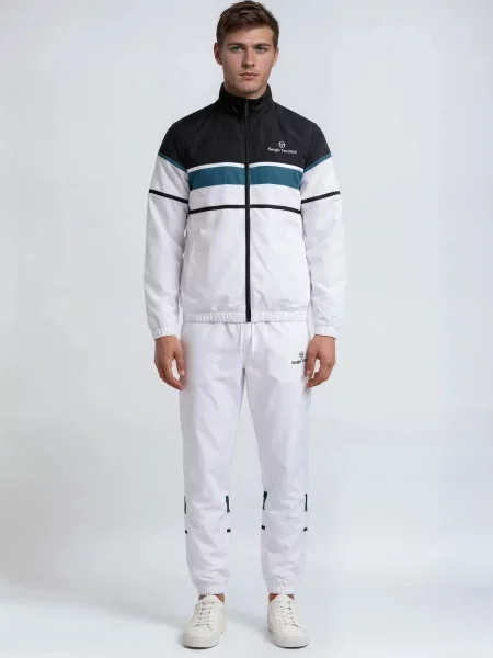 Sergio Tacchini Tepláková souprava Scorpione tyrkysová / černá bílá