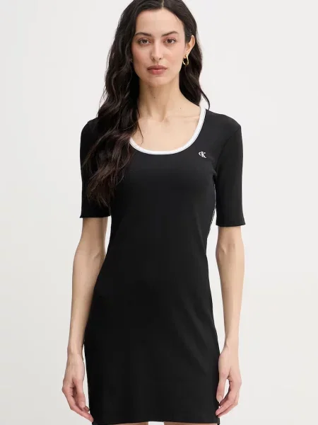 Calvin Klein Jeans Rochie de zi negru