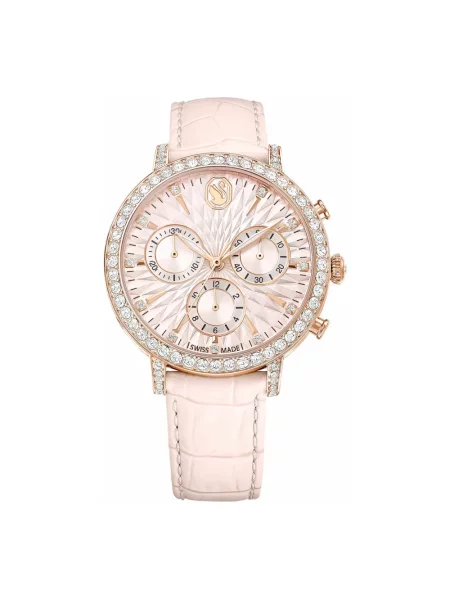 Zegarek Swarovski do tenisa różowy