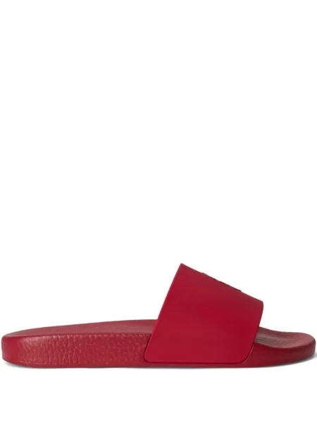 Ριγέ δερμάτινος κάλτσες Polo Ralph Lauren με κορδόνι μαύρο