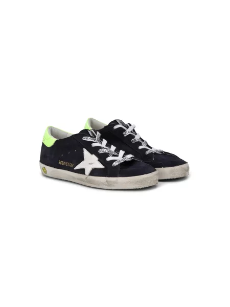 Sneakersy dziecięce Golden Goose Superstar niebieskie
