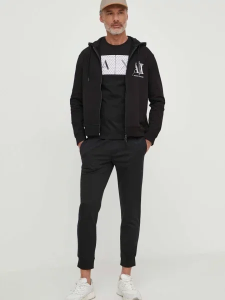 Armani Exchange tričko čierna