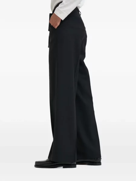 Cu centură pantaloni Peserico negru