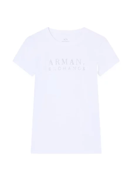 Stras tricou Armani Exchange alb