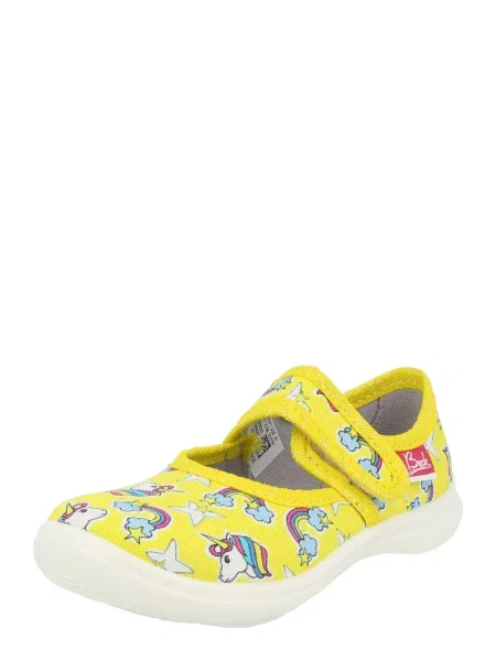 BECK Papuci de casă Yellow Dream albastru deschis / galben / fucsia alb