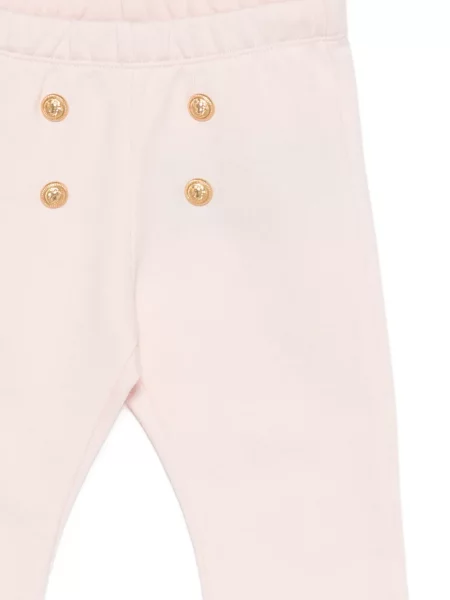 Legginsy dziecięce Balmain różowe