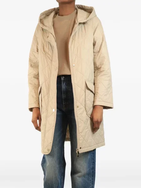 Geacă parka Divine Cashmere din cașmir cu glugă