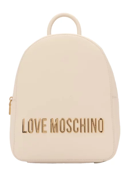 Love Moschino rucsac pentru femei cu imitație de piele bej