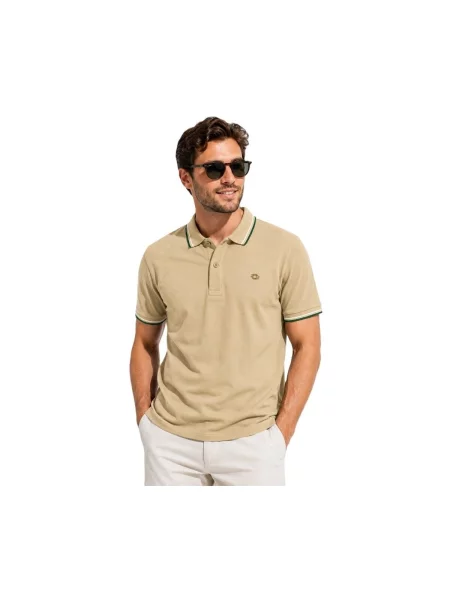 Tricou polo Lotto bej
