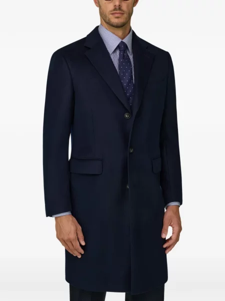 Palton Boggi Milano de lână albastru