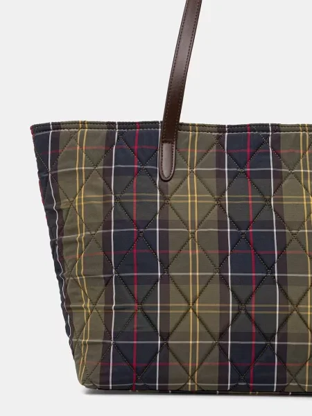 Barbour Torba Na Zakupy Wetherham Z Woreczkiem gruen żółta
