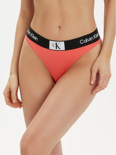 Calvin Klein Swimwear Spodnji del bikini Koral