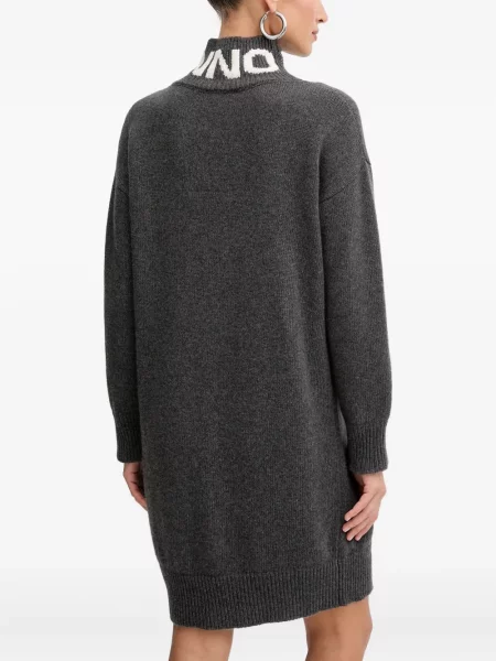 Rochie mini Ermanno Scervino tricotate de costum gri