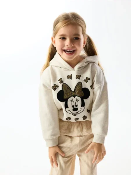 Reserved mikina Minnie Mouse béžová