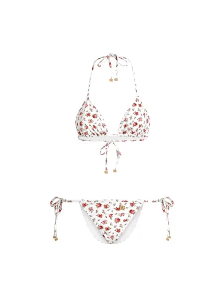 Bikini Dolce And Gabbana wiązany biały
