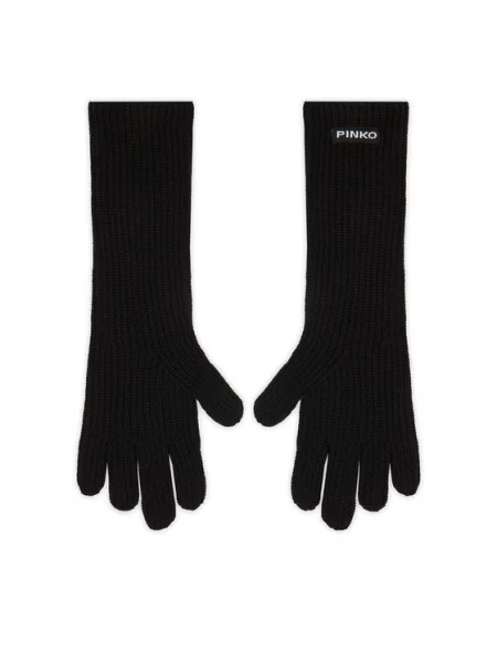 PINKO rokavice Grecia črna
