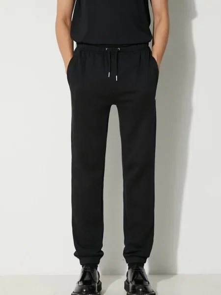 Спортивні штани Fred Perry з аплікацією чорний