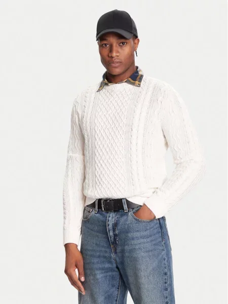 Tommy Jeans Sweter biały