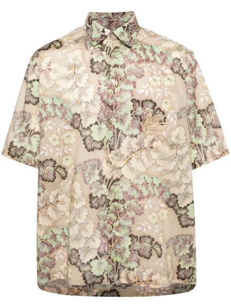 Cămașă Etro cu broderie cu model floral