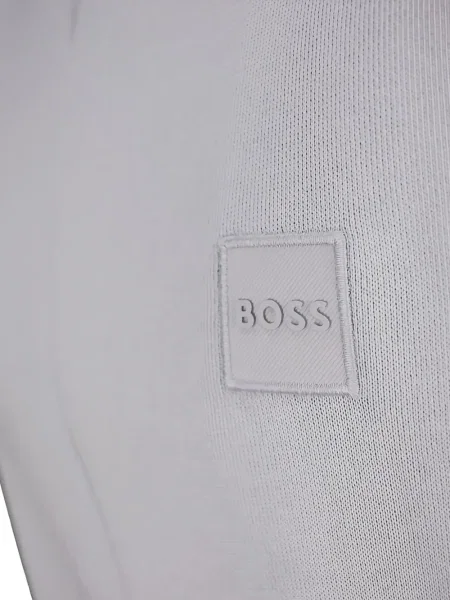 Hanorac crewneck Boss gri