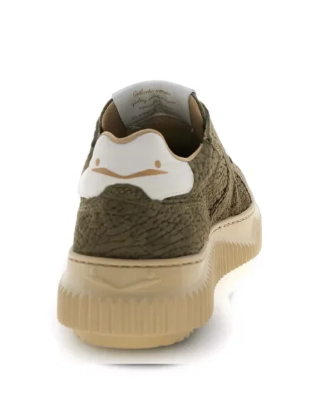 Sneakerși Voile Blanche din piele verde