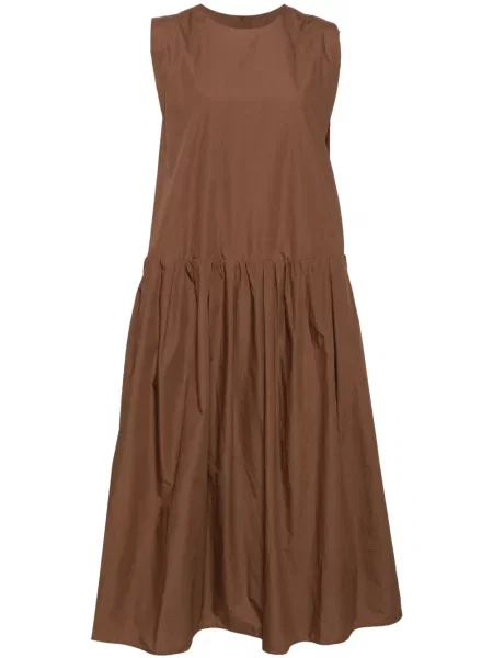 Rochie fără mâneci Jnby fără mâneci de costum maro