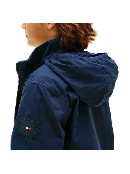 Geacă copii Tommy Hilfiger albastru
